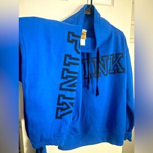 Blue Victoria secret PINK set together. Sweatsuit. Never worn. Tags
